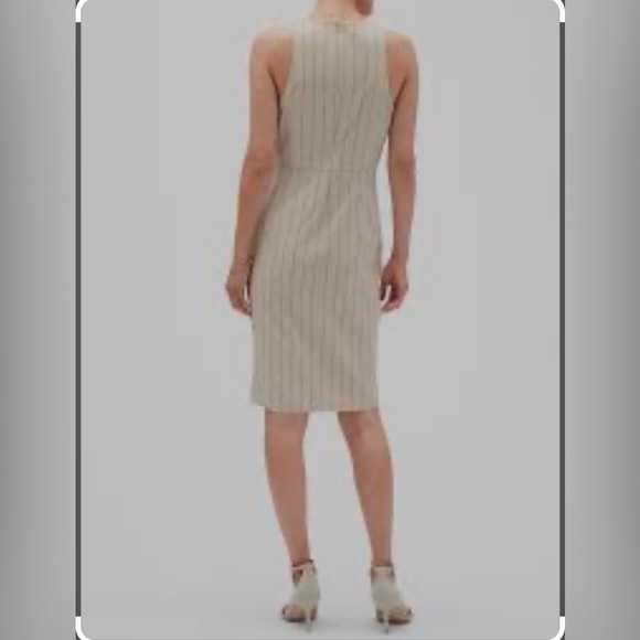 Banana Republic Formal Pinstripe Sheath Dress - Picture 2 of 6